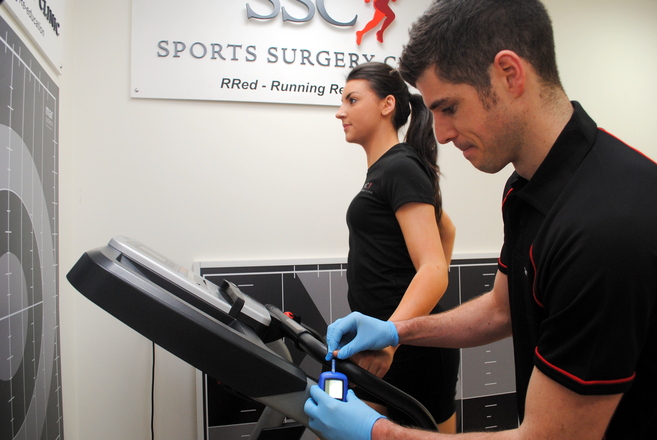 Lactate threshold testing at UPMC Sports Surgery Clinic
