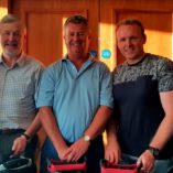 1st: L-R Dr Josh Keaveny, CEO; Dr Peter Marshall; Mr Cliff Beirne; Dr Aidan Kelleher and Dr Rory O'Donoghue.