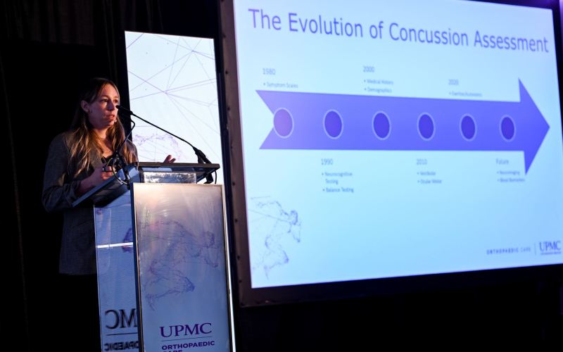 Alicia M. (Sufrinko) Trbovich, PHD speaking at UPMC Orthopaedic Conference