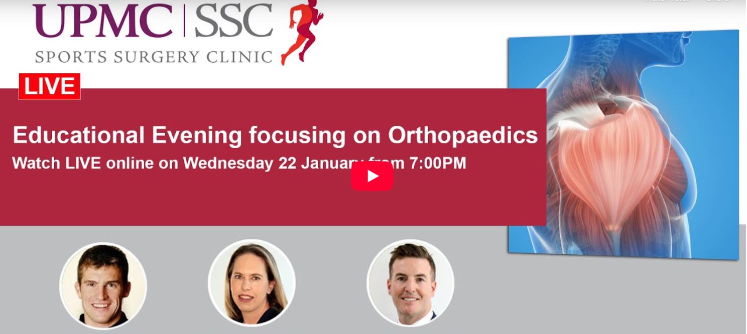 SSC Webinar Orthopaeedics
